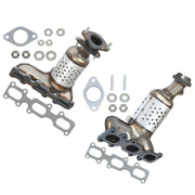 DURAFORCE Catalytic Converter Fit For 2013-2019 Ford Explorer Front Left & Right Set of 2