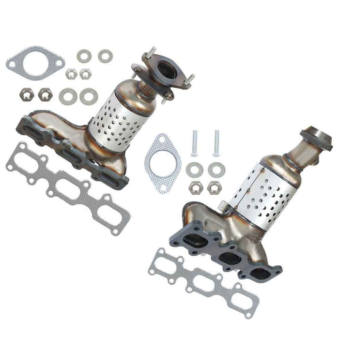 DURAFORCE Catalytic Converter Fit For 2013-2019 Ford Explorer Front Left & Right Set of 2
