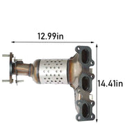 DURAFORCE Catalytic Converter Fit For 2013-2019 Ford Explorer Front Left & Right Set of 2