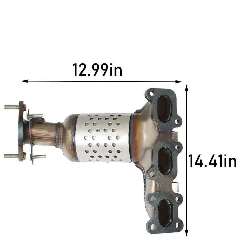 DURAFORCE Catalytic Converter Fit For 2013-2019 Ford Explorer Front Left & Right Set of 2