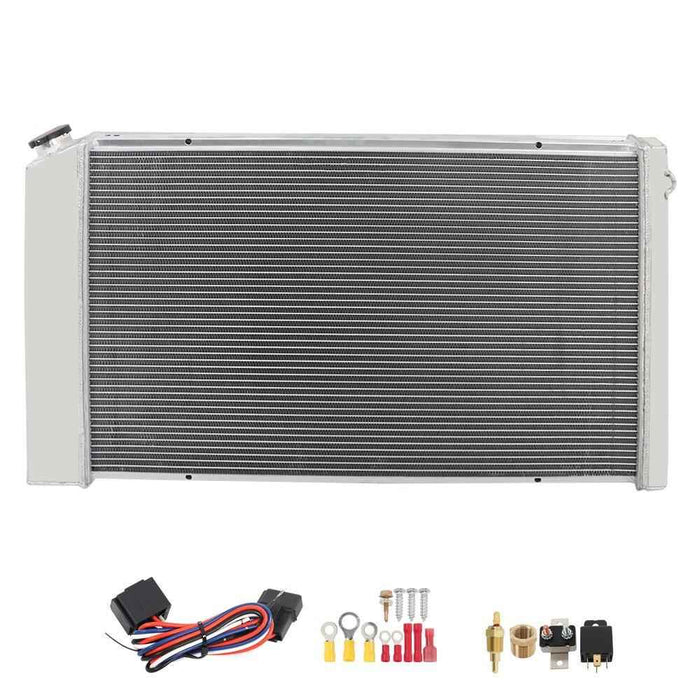 DURAFORCE CC716 3Row Radiator&Shroud Fan For 73-87 Chevy C/K C10 C20/30 K10/20 GMC C2500