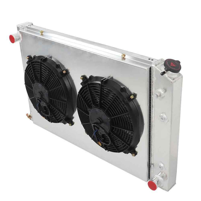 DURAFORCE CC716 3Row Radiator&Shroud Fan For 73-87 Chevy C/K C10 C20/30 K10/20 GMC C2500