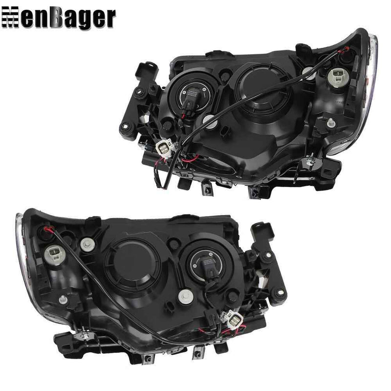 DURAFORCE For Subaru Forester 2006 07 2008 Halogen Headlights Left&Right Side Lamps Chrome