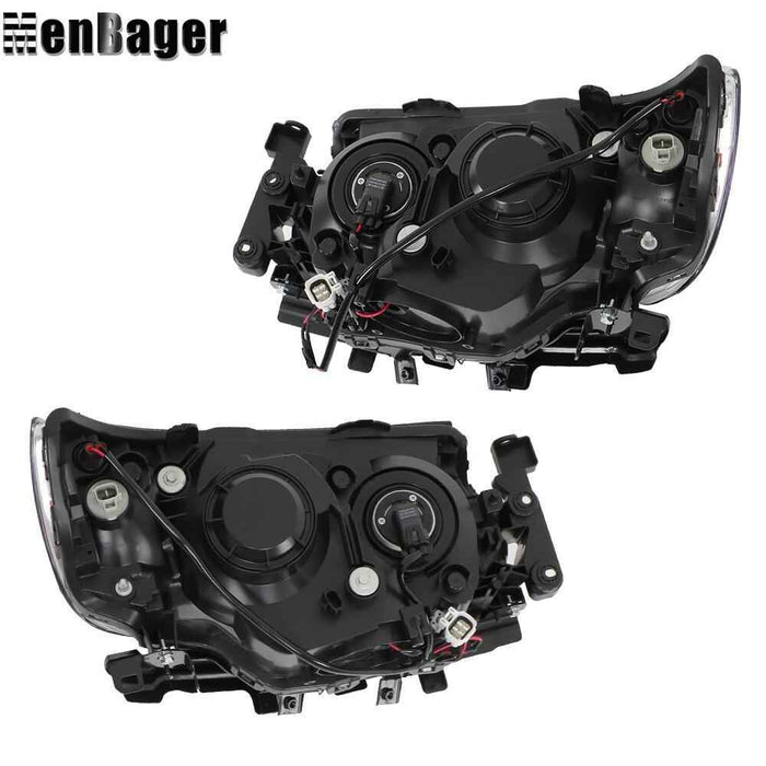 DURAFORCE For Subaru Forester 2006 07 2008 Halogen Headlights Left&Right Side Lamps Chrome