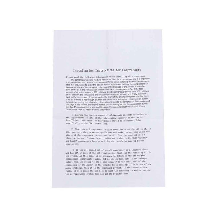 DURAFORCE For 2009-2015 2013 Mitsubishi Lancer Outlander Sport 2.0L 2.4L A/C AC Compressor