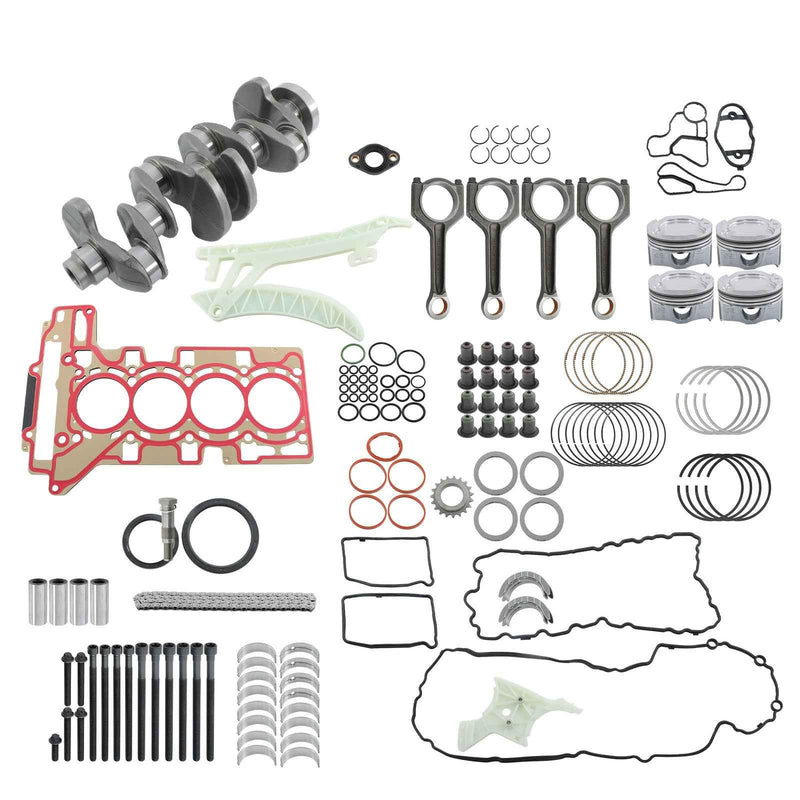 DURAFORCE Engine Overhaul Rebuild Kit Crankshaft/Conrods/Piston Kit/Gasket W/Bolts For BMW