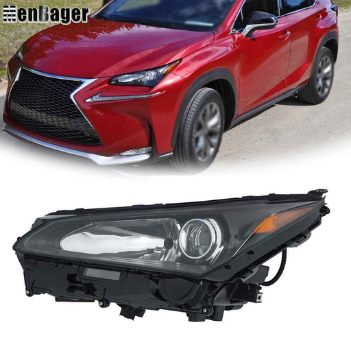 DURAFORCE Driver Headlamp For 2015-2017 Lexus NX200t Headlight LED Headlight w/Sport Pkg