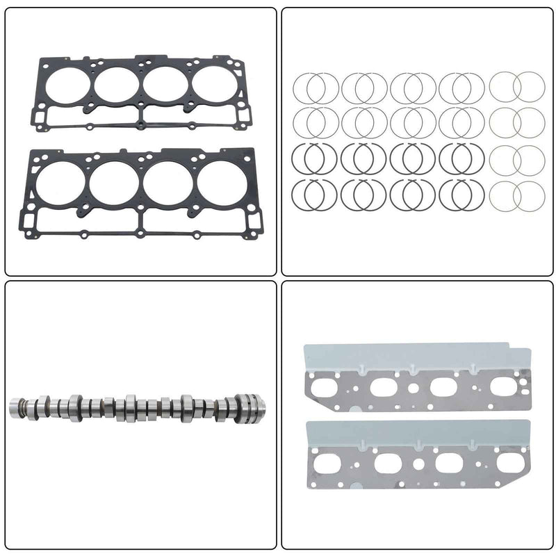 DURAFORCE MDS Cam Valve Lifter Water&Oil Pump Kit 53021726AC For 2011-2015 Dodge Ram 1500