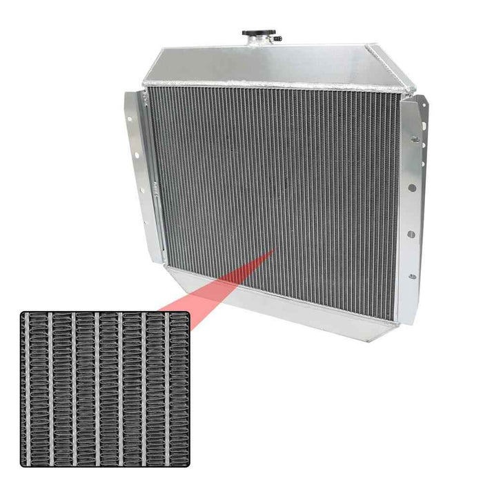 DURAFORCE 3 Row Aluminum Radiator For Ford 78-79 Bronco 1970 1971-79 F-100/F-250/F-350 V8