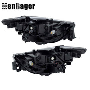 DURAFORCE Headlights LH+RH Side Full LED Non-AFS Clear For 2022-2024 Mazda CX-5 Headlamps