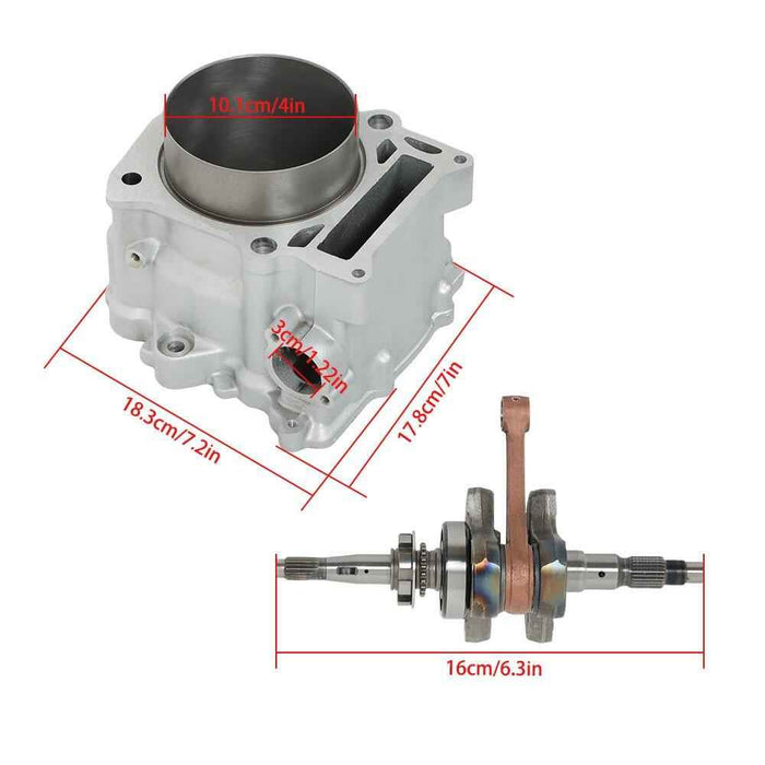 DURAFORCE ATV Engine Crankshaft Cylinder Repair Kit Gasket For Yamaha Grizzly 660 YFM660FA