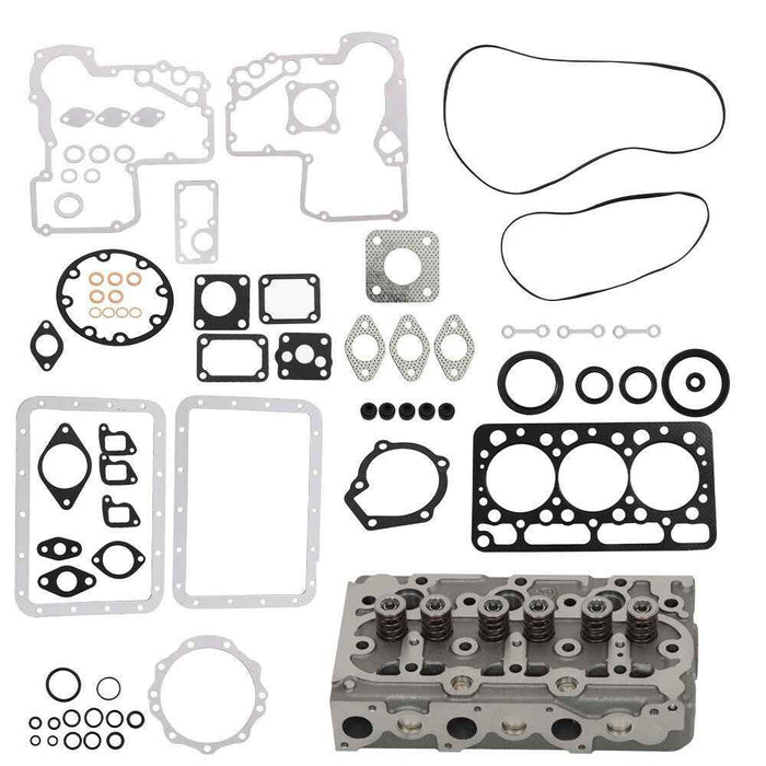 DURAFORCE Complete Cylinder Head Assy With Valves & Springs F2000 For Kubota D850 D950