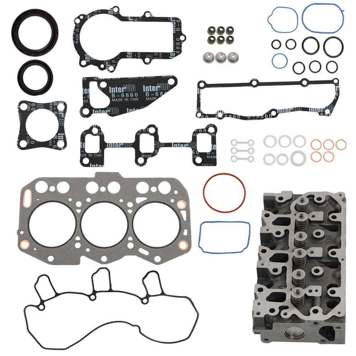 DURAFORCE Complete Cylinder Head & Gasket For Komatsu PC22MR-3 PC26MR-3 For Yanmar 3TNV76