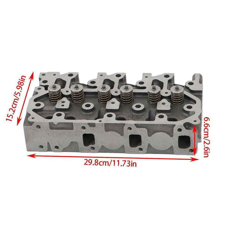 DURAFORCE Complete Cylinder Head & Gasket For Komatsu PC22MR-3 PC26MR-3 For Yanmar 3TNV76