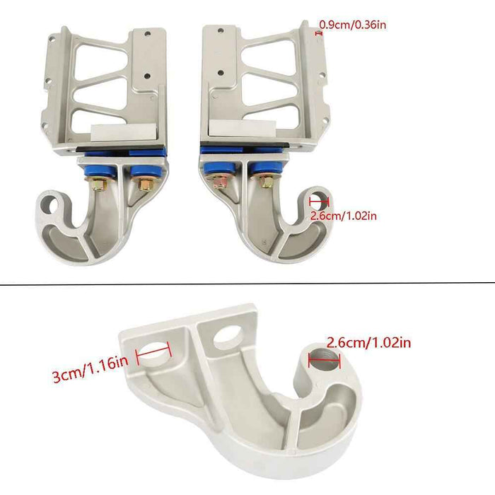 DURAFORCE Engine Hinge Pivot Assembly Bolt Kit 13-04730L 13-04730R For Peterbilt 379 378