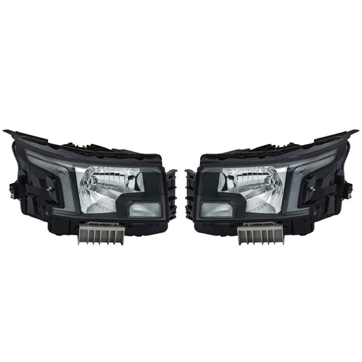DURAFORCE Front LH+RH Headlamps For 2022-2023 Nissan Frontier Halogen Headlights w/o Bulbs