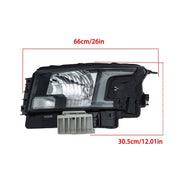 DURAFORCE Front LH+RH Headlamps For 2022-2023 Nissan Frontier Halogen Headlights w/o Bulbs