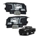 DURAFORCE Front LH+RH Headlamps For 2022-2023 Nissan Frontier Halogen Headlights w/o Bulbs