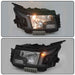 DURAFORCE Front LH+RH Headlamps For 2022-2023 Nissan Frontier Halogen Headlights w/o Bulbs