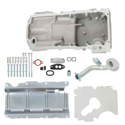 DURAFORCE For Chevy LT Swap Retro-Fit Rear Sump Aluminum Oil Pan & Pickup Tube 302-20