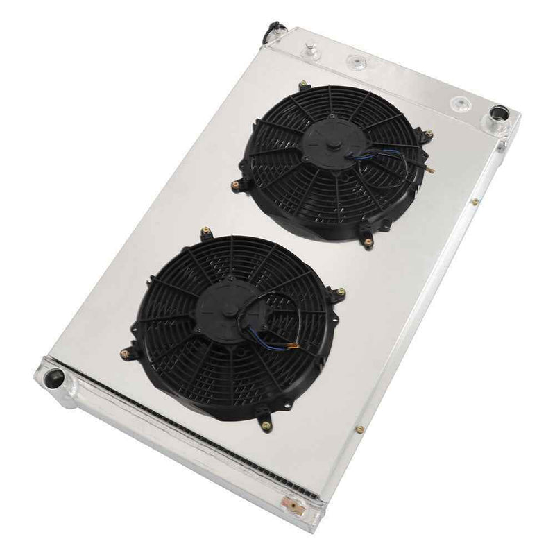 DURAFORCE 3Row Radiator&Shroud&Fans For 73-86 Chevy C/K C10 20 30 K10 20 Pickup Truck GMC