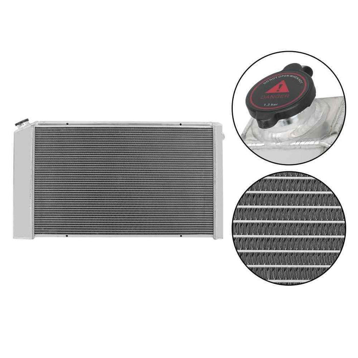 DURAFORCE 3Row Radiator&Shroud&Fans For 73-86 Chevy C/K C10 20 30 K10 20 Pickup Truck GMC