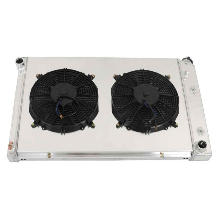 DURAFORCE 3Row Radiator&Shroud&Fans For 73-86 Chevy C/K C10 20 30 K10 20 Pickup Truck GMC