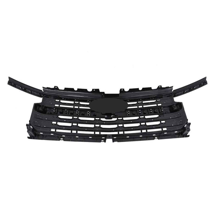 DURAFORCE For 2022-24 Chevy Silverado 1500 Front Upper Grille Grill Chrome Black 84974742