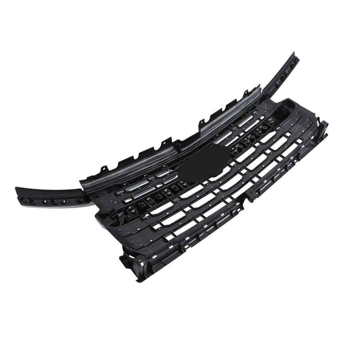 DURAFORCE For 2022-24 Chevy Silverado 1500 Front Upper Grille Grill Chrome Black 84974742