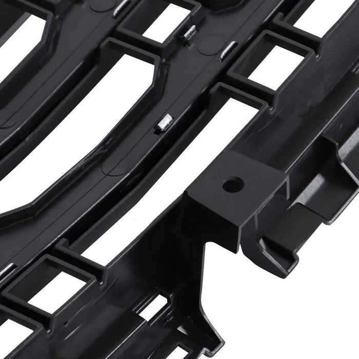 DURAFORCE For 2022-24 Chevy Silverado 1500 Front Upper Grille Grill Chrome Black 84974742