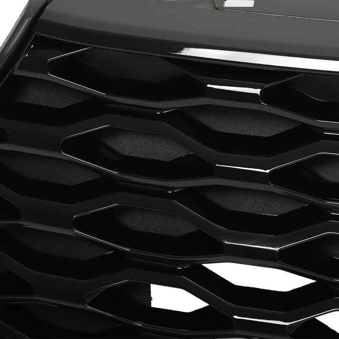 DURAFORCE For Ford Explorer ST 2020 2021 Front Upper Grille Gloss Black Honeycomb Style