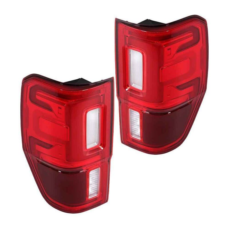 DURAFORCE LED Type For 2019-2023 Ford Ranger Red Rear Tail Light W/Blind Spot Left+Right