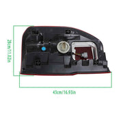 DURAFORCE LED Type For 2019-2023 Ford Ranger Red Rear Tail Light W/Blind Spot Left+Right