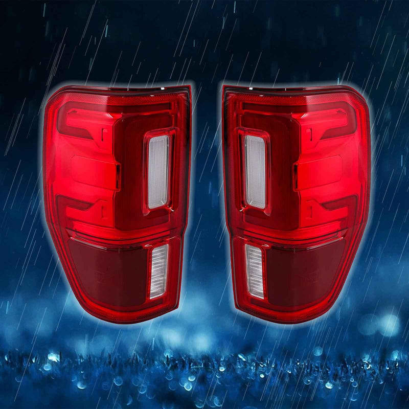 DURAFORCE LED Type For 2019-2023 Ford Ranger Red Rear Tail Light W/Blind Spot Left+Right