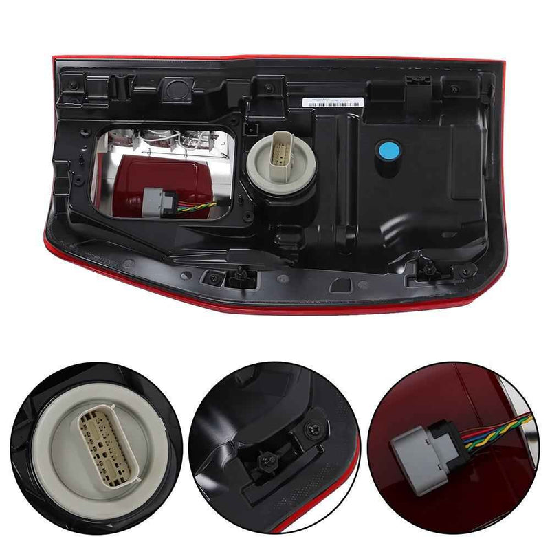 DURAFORCE LED Type For 2019-2023 Ford Ranger Red Rear Tail Light W/Blind Spot Left+Right