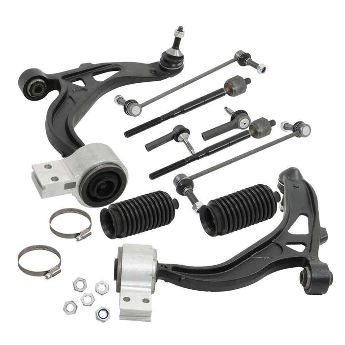 DURAFORCE For 2013-2016 Lincoln MKT/Ford Flex Front Lower Control Arms Sway Bars Tie Rods