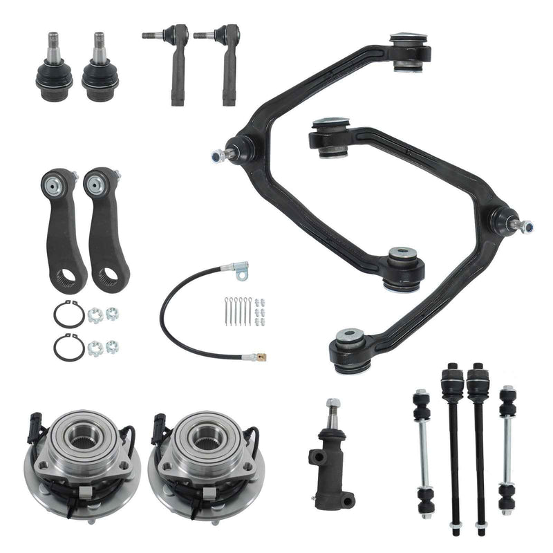 DURAFORCE For 1999-2005 2006 Chevy Silverado 1500 Suspension Kit Wheel Hub Bearings 515036