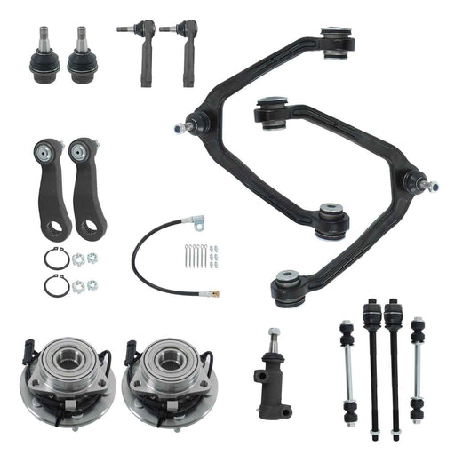 DURAFORCE For 1999-2005 2006 Chevy Silverado 1500 Suspension Kit Wheel Hub Bearings 515036