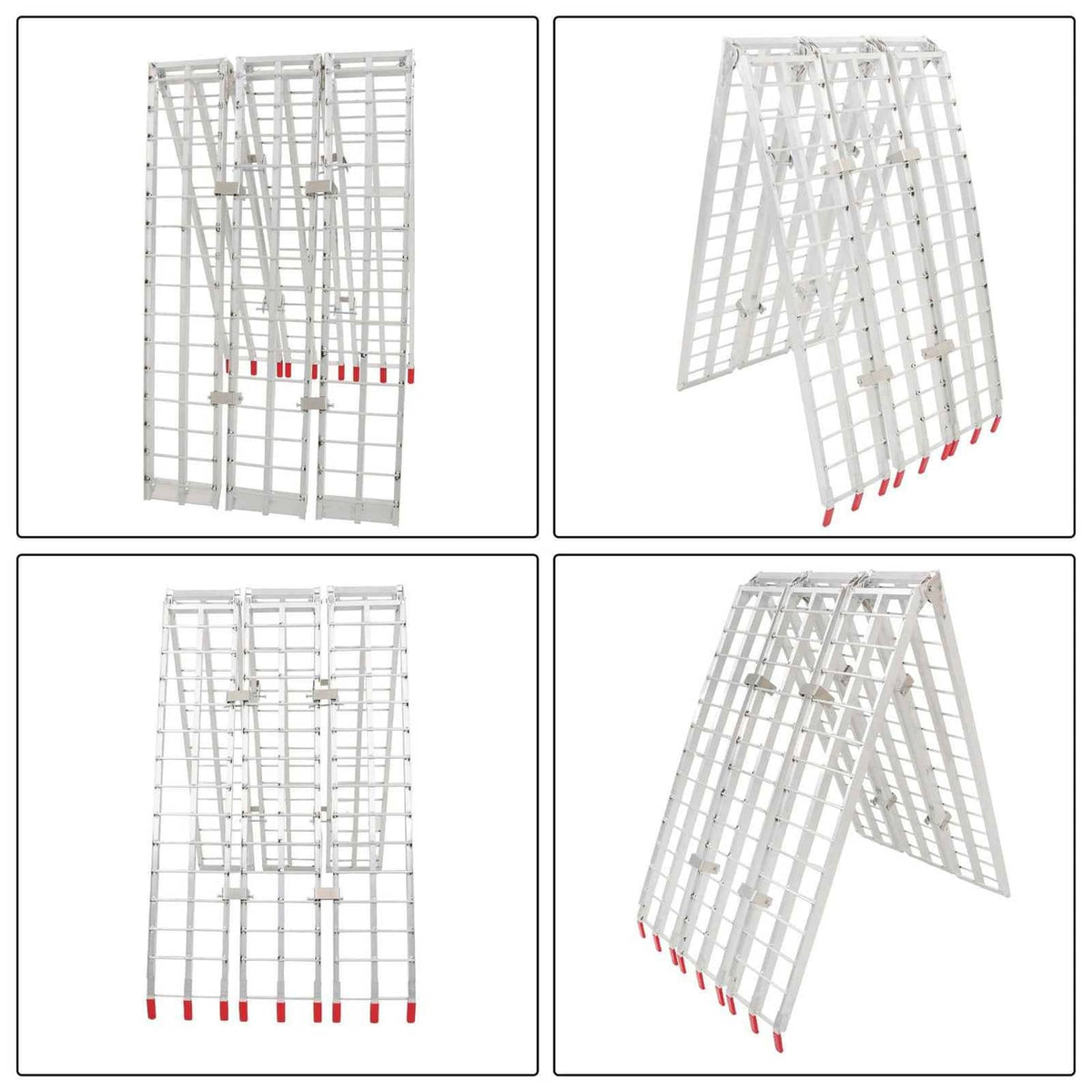 Motorcycle Aluminum Arched Folding Loading Ramp 10'L x 38
