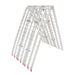 DURAFORCE Motorcycle Aluminum Arched Folding Loading Ramp 10'L x 38"W x 1.5"H 1500 lbs