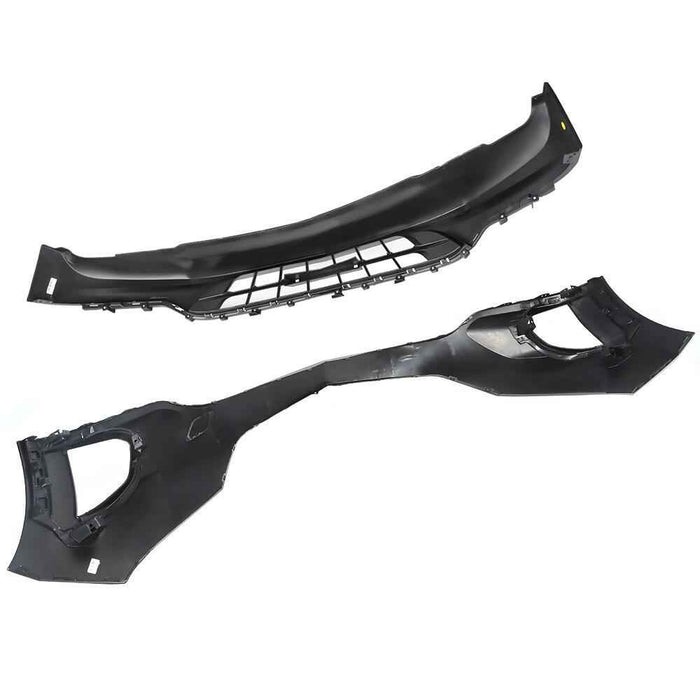 DURAFORCE Fit For 2018 2019 Chevy Equinox Front Bumper Cover W/O Tow Hook Hole ABS Plastic