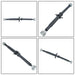 DURAFORCE For 2011 2012-2019 Jeep Grand Cherokee 3.6L Rear Driveshaft Prop Shaft Assembly
