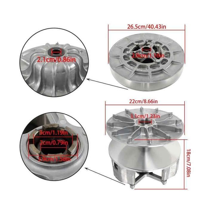DURAFORCE For 2016-2020 Polaris RZR Turbo XP Primary & Secondary Drive Clutch& Puller Tool