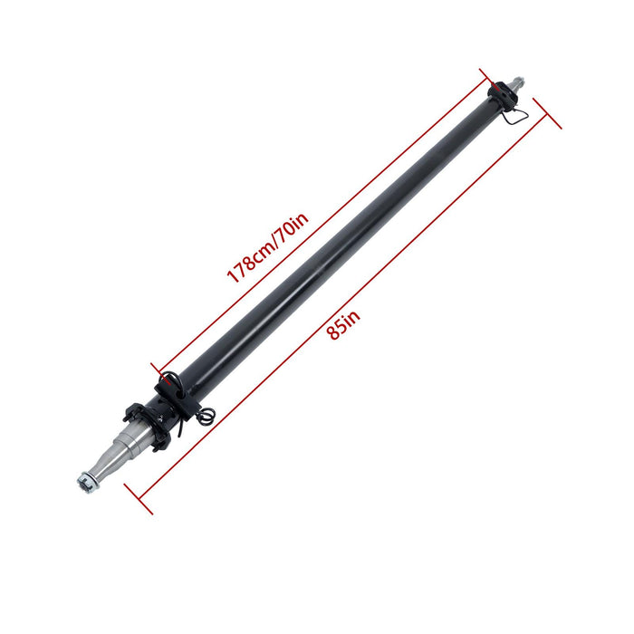 DURAFORCE 6k TK Trailer Axle w/ Idler 85" Hub Face 70" Spring Center - (6000lbs Only Beam)