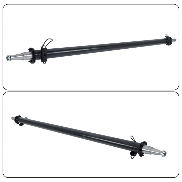 DURAFORCE 6k TK Trailer Axle w/ Idler 85" Hub Face 70" Spring Center - (6000lbs Only Beam)