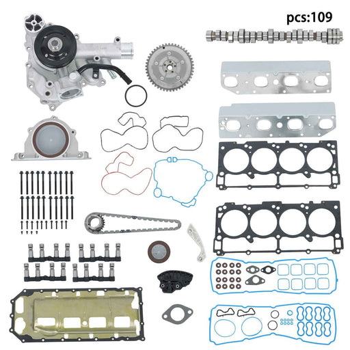 DURAFORCE Fit For Dodge Ram 1500 2009-2019 5.7L Hemi MDS Lifters Timing Chain Camshaft Kit