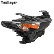 DURAFORCE For 2019 2020 2021 Mazda 3 Right Side Headlight Black FULL LED Headlamp W/O AFS