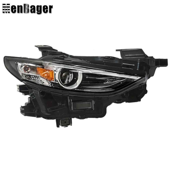 DURAFORCE For 2019 2020 2021 Mazda 3 Right Side Headlight Black FULL LED Headlamp W/O AFS