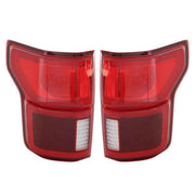 DURAFORCE For 2018-2020 Ford F150 Outer Lamps L+R LED w/Blind Spot Pair Tail Lights Red