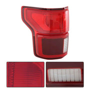 DURAFORCE For 2018-2020 Ford F150 Outer Lamps L+R LED w/Blind Spot Pair Tail Lights Red